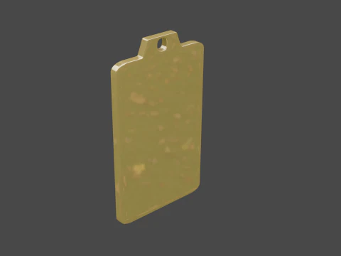 Yijing hexagram 1 pendant 3D Model