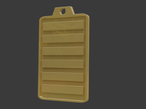 Yijing hexagram 1 pendant 3D Model