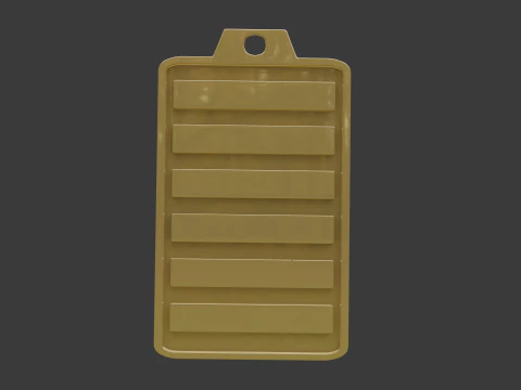 Yijing hexagram 1 pendant 3D Model