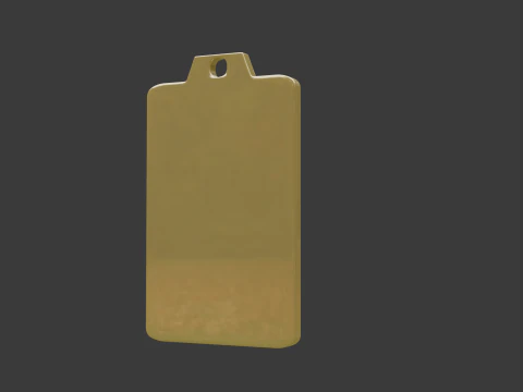 Yijing hexagram 1 pendant 3D Model