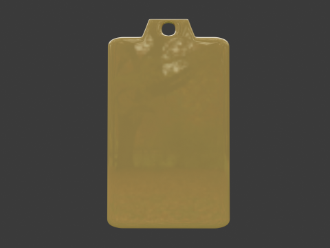 Yijing hexagram 1 pendant Modelo 3D