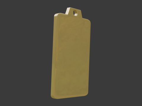 Yijing hexagram 1 pendant Modelo 3D