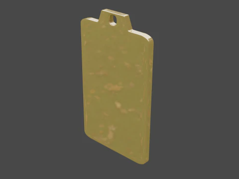Yijing hexagram 1 pendant 3D Model