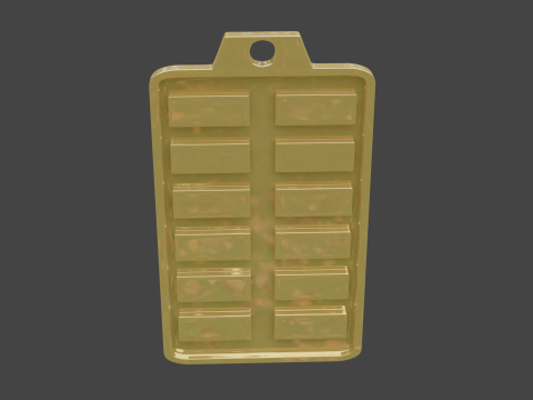 Yijing hexagram 2 pendant 3D मॉडल
