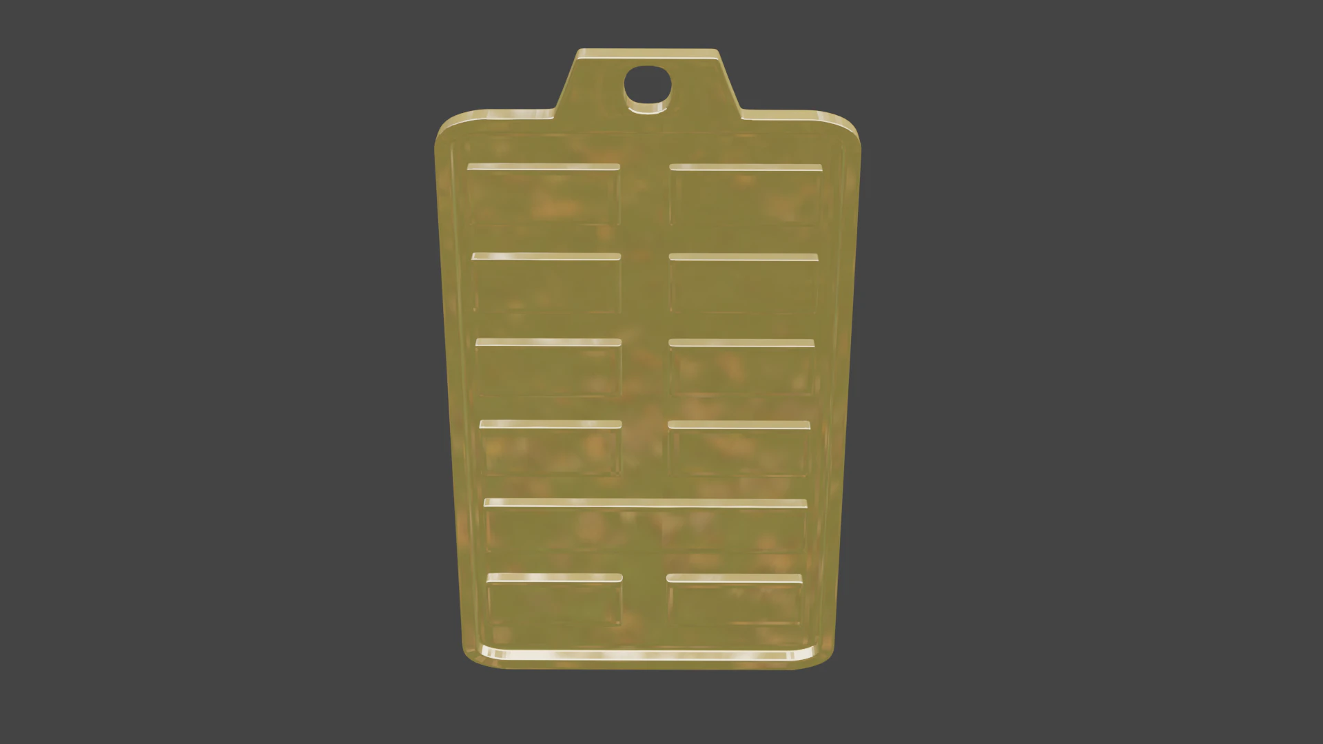 Yijing hexagram 7 pendant 3D Model .c4d .max .obj .3ds .fbx .stl .blend 
