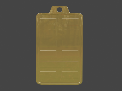 Yijing hexagram 7 pendant Modelo 3D