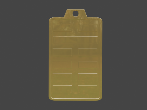 Yijing hexagram 8 pendant 3D Model