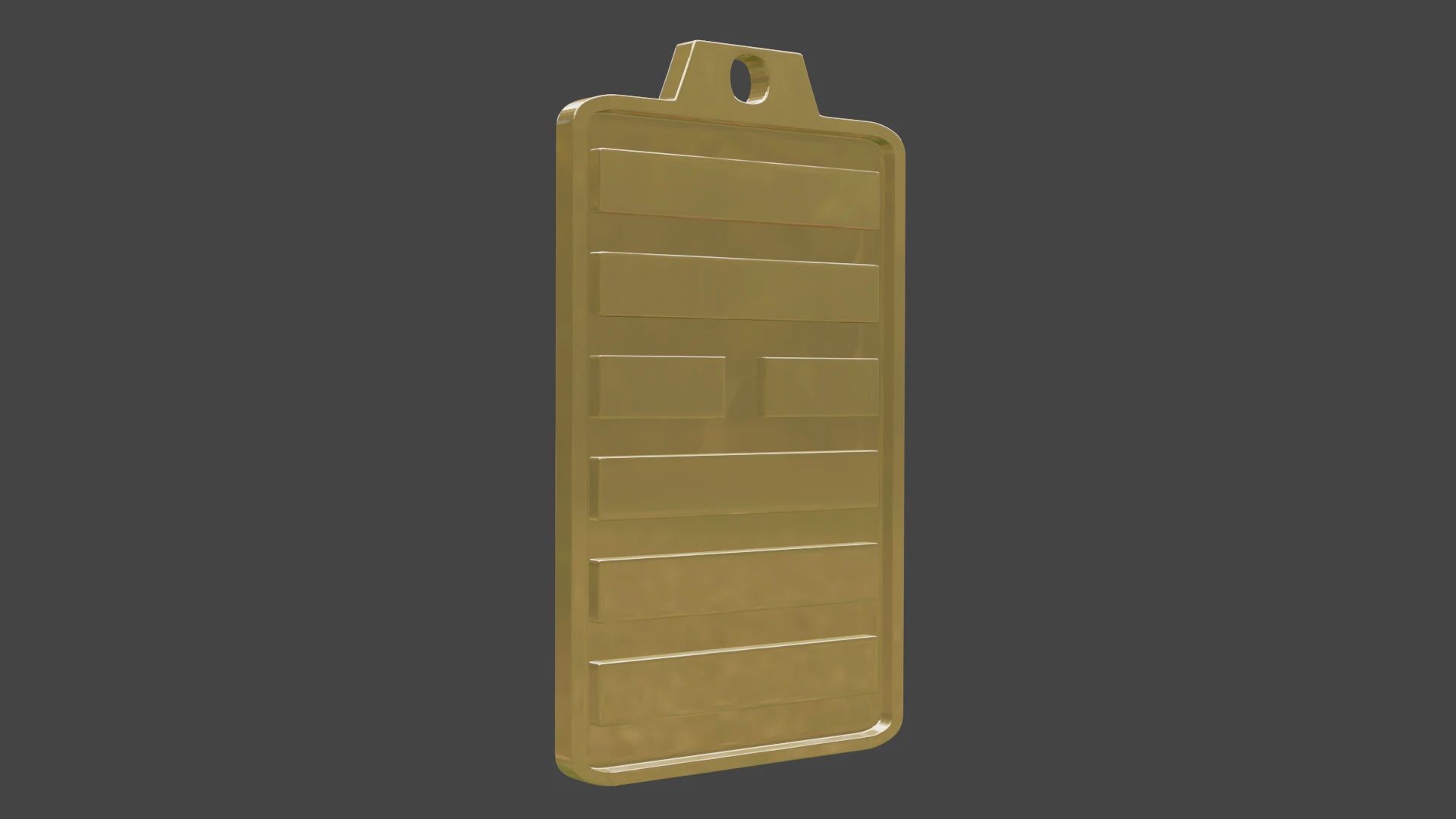 Yijing hexagram 9 pendant 3D Model .c4d .max .obj .3ds .fbx .stl .blend