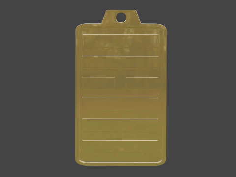 Yijing hexagram 9 pendant 3D Model