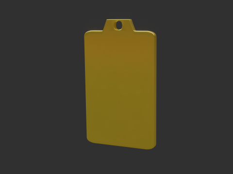 Yijing hexagram 11 pendant 3D Model