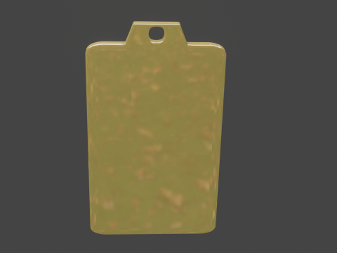 Yijing hexagram 12 pendant 3D Model