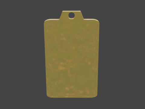 Yijing hexagram 13 pendant Model 3D