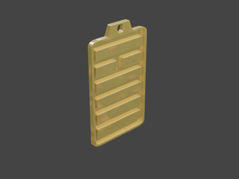 Yijing hexagram 14 pendant 3D 模型