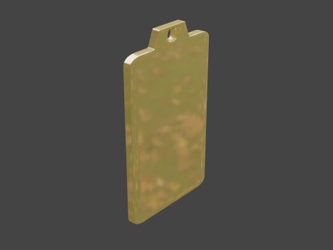 Yijing hexagram 16 pendant 3D Model