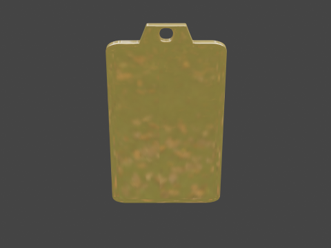 Yijing hexagram 16 pendant 3D Model