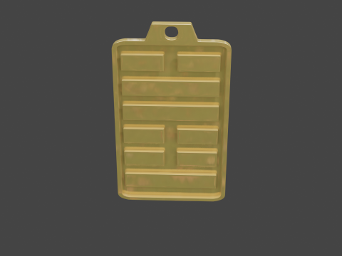 Yijing hexagram 17 pendant 3D Model