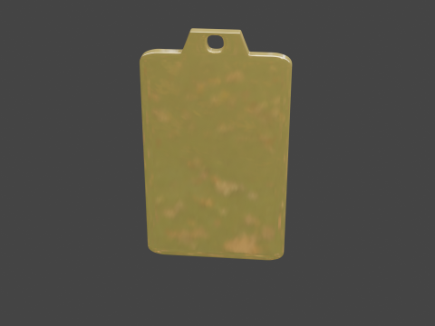 Yijing hexagram 17 pendant 3D Model