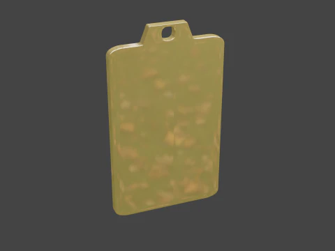 Yijing hexagram 18 pendant 3D Model
