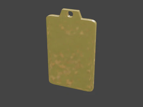 Yijing hexagram 18 pendant 3D Model
