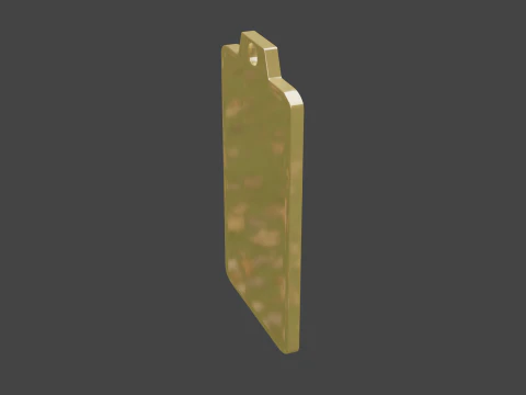 Yijing hexagram 19 pendant 3D Model