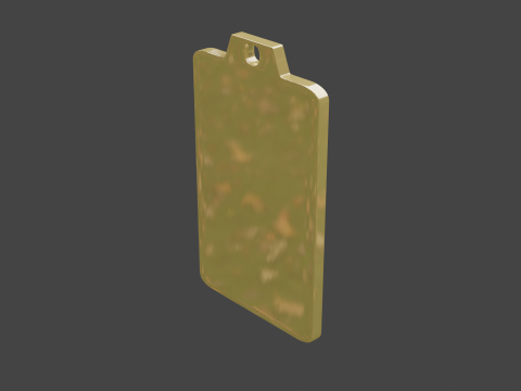 Yijing hexagram 19 pendant 3D Модель