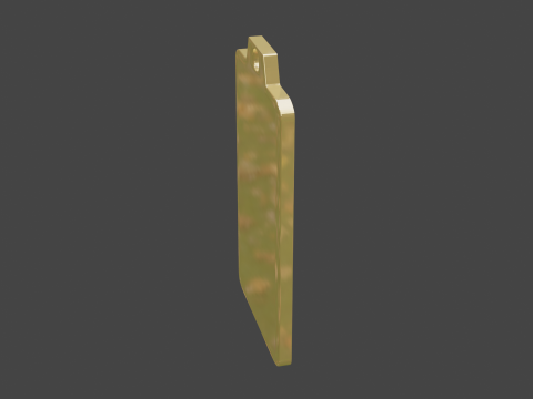 Yijing hexagram 20 pendant 3D Model