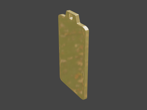 Yijing hexagram 20 pendant 3D Model