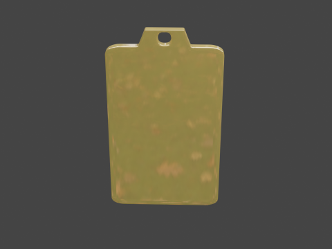 Yijing hexagram 20 pendant 3D Model