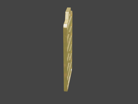 Yijing hexagram 21 pendant Model 3D