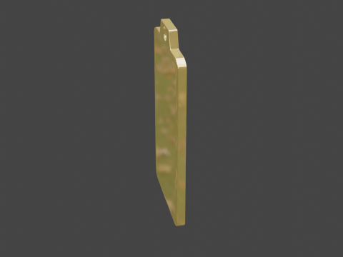 Yijing hexagram 21 pendant Model 3D