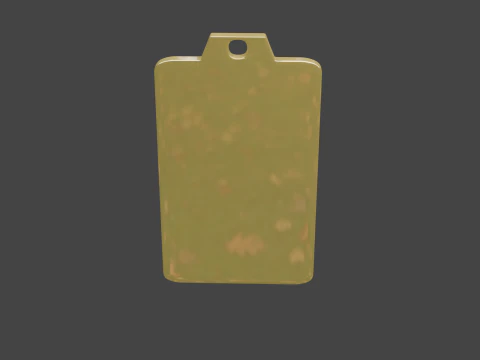 Yijing hexagram 21 pendant 3D Model