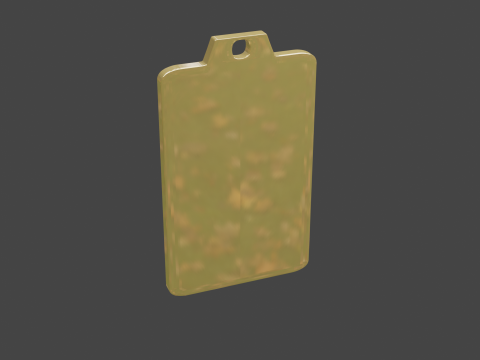Yijing hexagram 21 pendant Model 3D