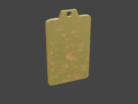 Yijing hexagram 21 pendant 3D Model
