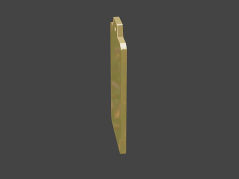 Yijing hexagram 22 pendant 3D Model