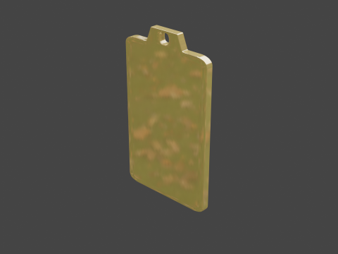 Yijing hexagram 22 pendant Modello 3D