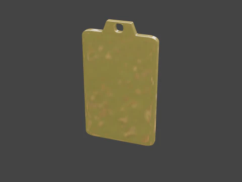 Yijing hexagram 22 pendant 3D Model