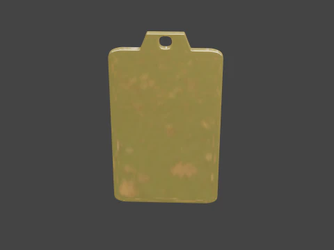 Yijing hexagram 23 pendant 3D Model