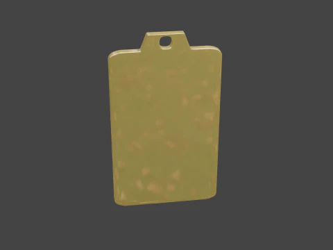 Yijing hexagram 23 pendant 3D Model