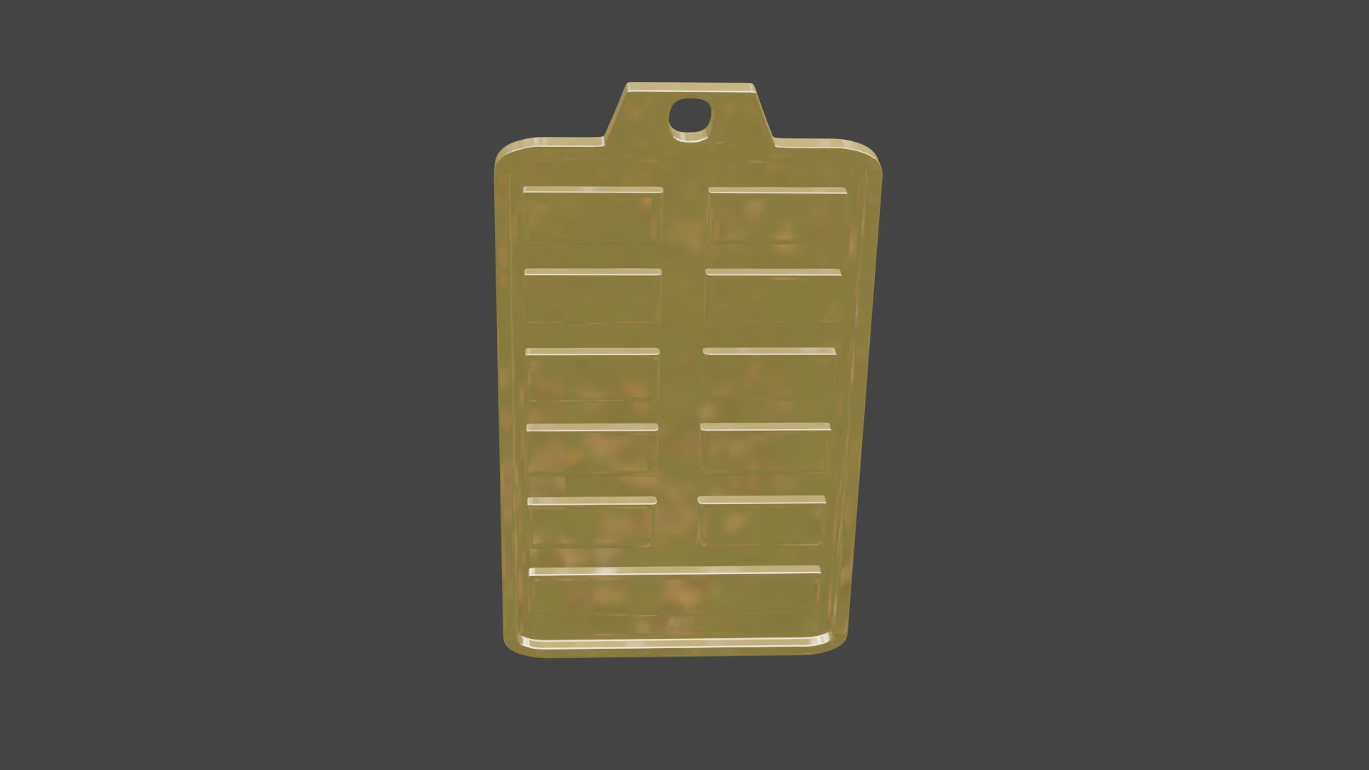 Yijing hexagram 24 pendant 3D Model .c4d .max .obj .3ds .fbx .stl .blend 