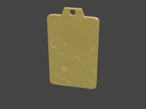 Yijing hexagram 24 pendant 3D Model