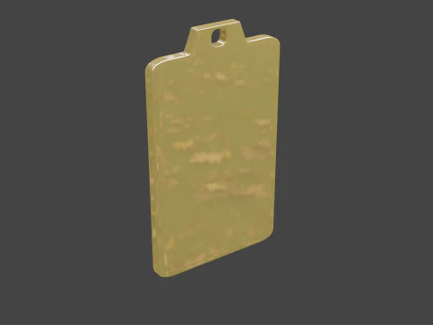 Yijing hexagram 24 pendant 3D Model