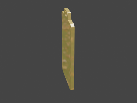 Yijing hexagram 25 pendant Modelo 3D
