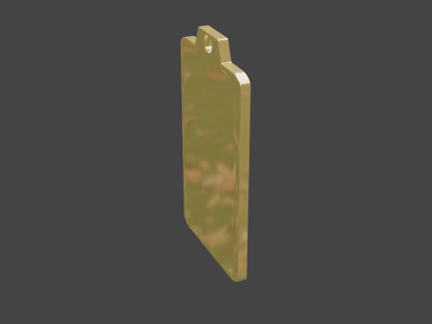 Yijing hexagram 25 pendant Modelo 3D