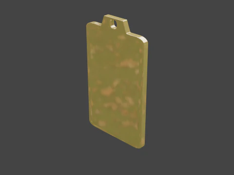 Yijing hexagram 25 pendant 3D Model