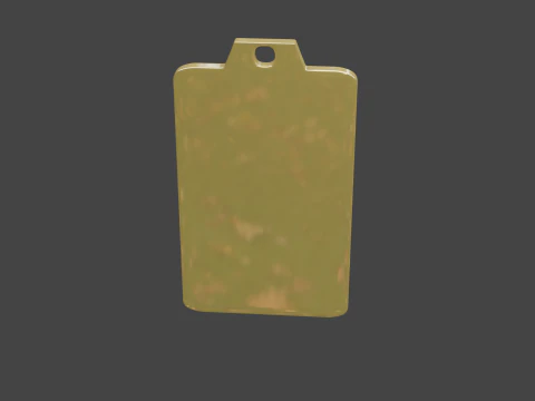 Yijing hexagram 25 pendant 3D Model