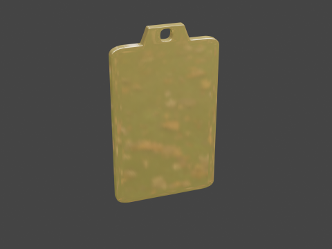 Yijing hexagram 25 pendant Modelo 3D