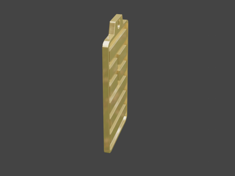 Yijing hexagram 26 pendant Modelo 3D