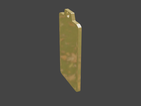 Yijing hexagram 26 pendant Modelo 3D