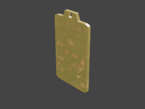 Yijing hexagram 26 pendant Modelo 3D