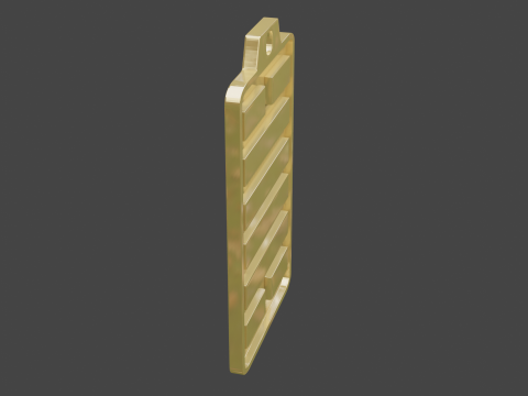 Yijing hexagram 28 pendant Modelo 3D